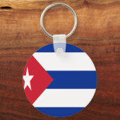 Vlag van Cuba Sleutelhanger (Voorkant)