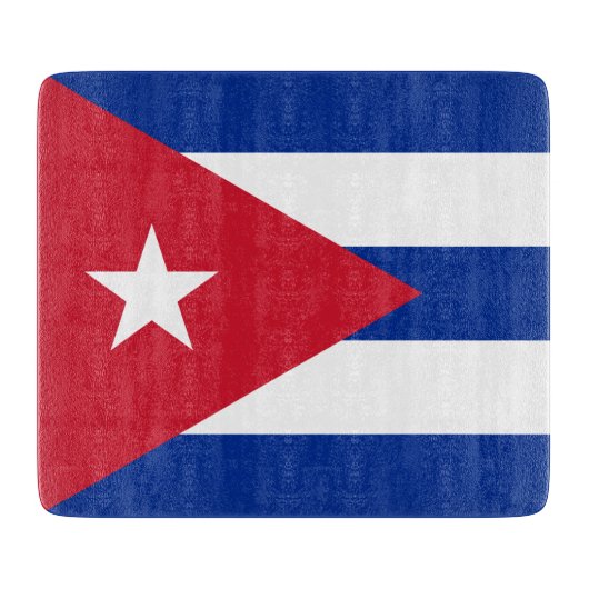 Vlag van Cuba Snijplank (Voorkant)
