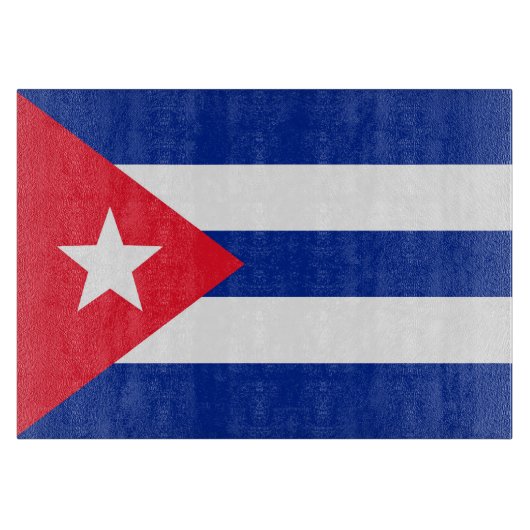 Vlag van Cuba Snijplank (Voorkant)