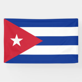 Vlag van Cuba Spandoek