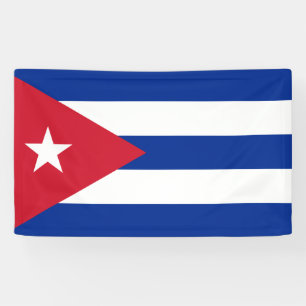 Vlag van Cuba Spandoek