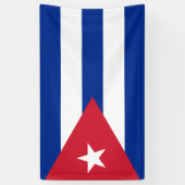 Vlag van Cuba Spandoek (Verticaal)