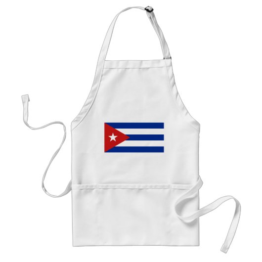 Vlag van Cuba Standaard Schort (Voorkant)