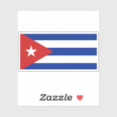 Vlag van Cuba Sticker (Vel)