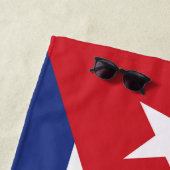 Vlag van Cuba Strandlaken (In situ)