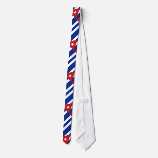 Vlag van Cuba Stropdas (Achterkant)