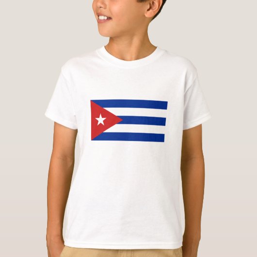 Vlag van Cuba T-shirt (Voorkant)