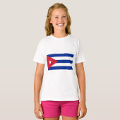 Vlag van Cuba T-shirt (Voorkant volledig)