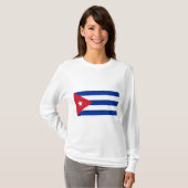 Vlag van Cuba T-shirt (Voorkant volledig)