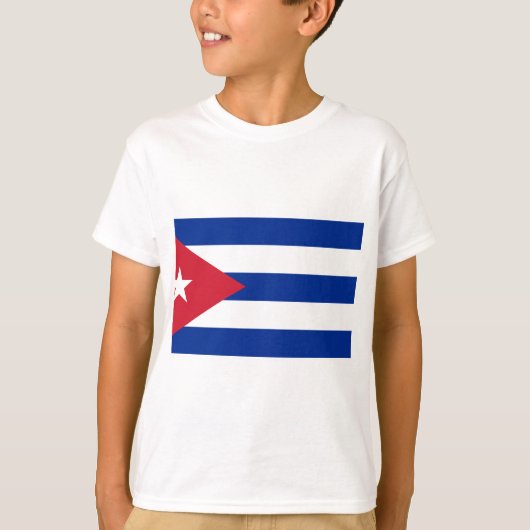 Vlag van Cuba T-shirt (Voorkant)