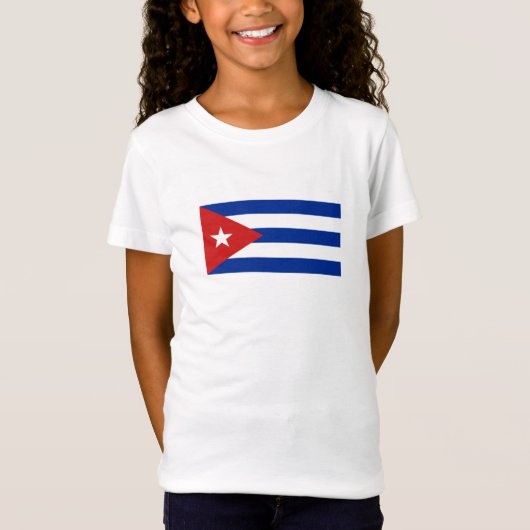 Vlag van Cuba T-shirt (Voorkant)