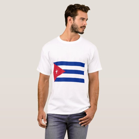 Vlag van Cuba T-shirt (Voorkant volledig)