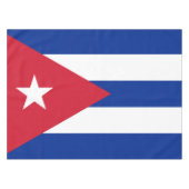 Vlag van Cuba Tafelkleed (Voorkant (Horizontaal))