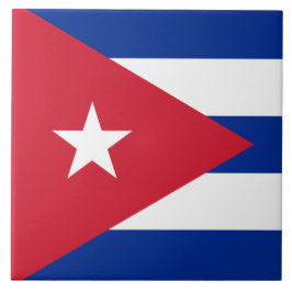 Vlag van Cuba Tegeltje