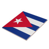 Vlag van Cuba Tegeltje (Zijkant)