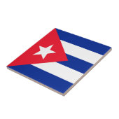 Vlag van Cuba Tegeltje (Zijkant)