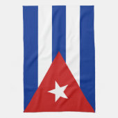 Vlag van Cuba Theedoek (Verticaal)