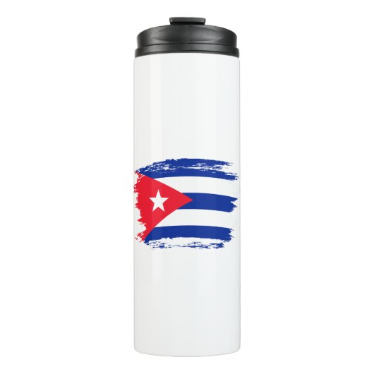 Vlag van Cuba Thermosbeker (Voorkant)