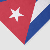 Vlag van Cuba Tissuepapier (Detail)
