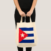 Vlag van Cuba Tote Bag (Voorkant (product))