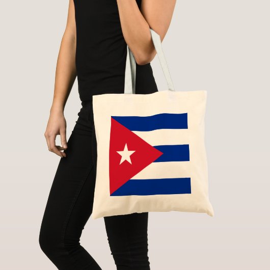 Vlag van Cuba Tote Bag (Voorkant (product))