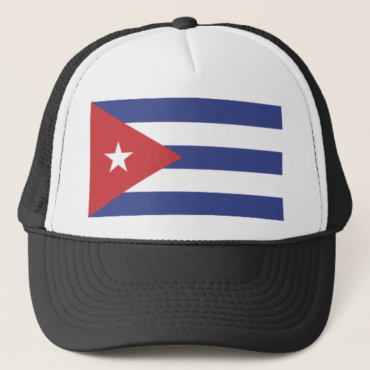 Vlag van Cuba Trucker Pet (Voorkant)
