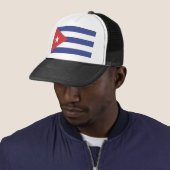Vlag van Cuba Trucker Pet (In situ)