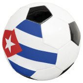 Vlag van Cuba Voetbal (Drie kwart)