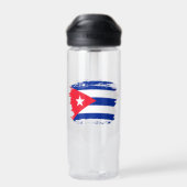 Vlag van Cuba Waterfles (Achterkant)