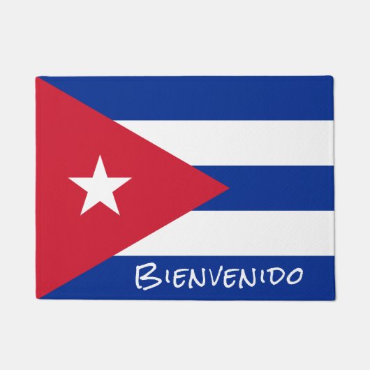 Vlag van Cuba Welkom Deurmat (Voorkant)