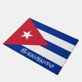 Vlag van Cuba Welkom Deurmat (Schuin)