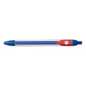 Vlag van Cuba Zwarte Inkt Pen (Voorkant)