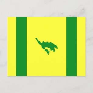 Vlag van Culebra, Puerto Rico Briefkaart