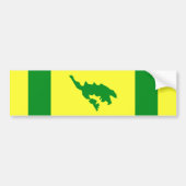 Vlag van Culebra, Puerto Rico Bumpersticker (Voorkant)