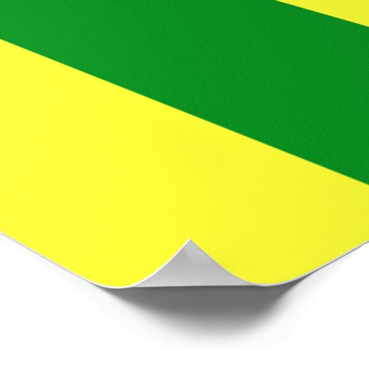 Vlag van Culebra, Puerto Rico Poster (Hoek)