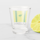 Vlag van Culebra, Puerto Rico Shot Glas (Achterkant)