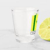 Vlag van Culebra, Puerto Rico Shot Glas (Links)