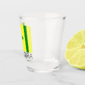 Vlag van Culebra, Puerto Rico Shot Glas (Rechts)