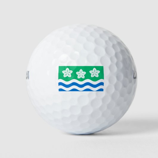 Vlag van Cumberland Golfballen (Voorkant)