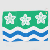Vlag van Cumberland Golfhanddoek (Horizontaal)