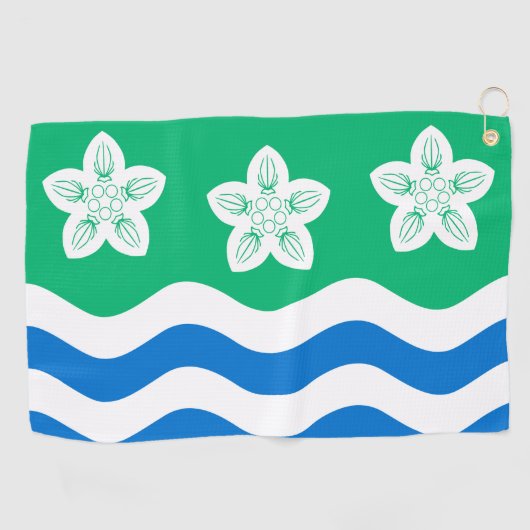 Vlag van Cumberland Golfhanddoek (Horizontaal)