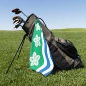 Vlag van Cumberland Golfhanddoek (Groen)