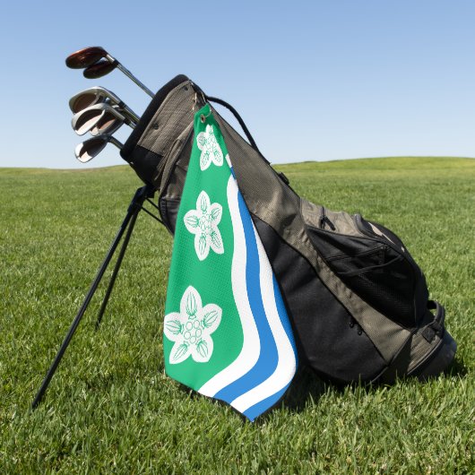 Vlag van Cumberland Golfhanddoek (Groen)