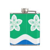 Vlag van Cumberland Hip Flask Heupfles (Achterkant)