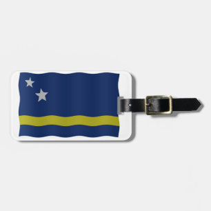vlag van Curaçao Bagagelabel