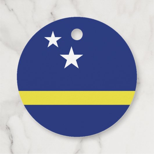 vlag van Curaçao Bedankjes Labels (Achterkant)