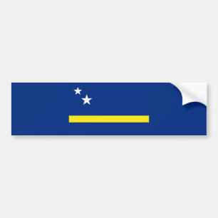 Vlag van Curaçao Bumpersticker