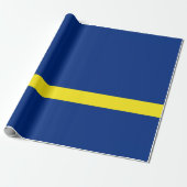 Vlag van Curaçao Cadeaupapier (Uitgerold)