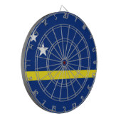 Vlag van Curaçao Dartbord (Voorkant Links)
