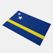 Vlag van Curaçao Deurmat (Schuin)